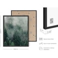 thumbnail image 3 of HAUS AND HUES Misty Forest Print Nature Poster - Set of 3 Forest Posters, Landscape Photography Prints, Tree Posters and Mountain Decor, Mountain Photography, Poster Mountains (16"x20" Framed Black), 3 of 6