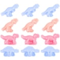 thumbnail image 1 of 12pcs Dough Dinosaur Toys Plastic Molds Dinosaur Maker Clips for Clay Modeling, 1 of 7