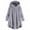 Gray, variant on FRSASU Plus Size Women Coats Women Button Plush Tops Hooded Loose Cardigan Wool Coat Winter Jacket