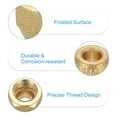 thumbnail image 3 of Uxcell 1/4" Brass Flare Nut, 2Pcs 45 Degree SAE Brass Pipe Fittings, Matte, 3 of 6