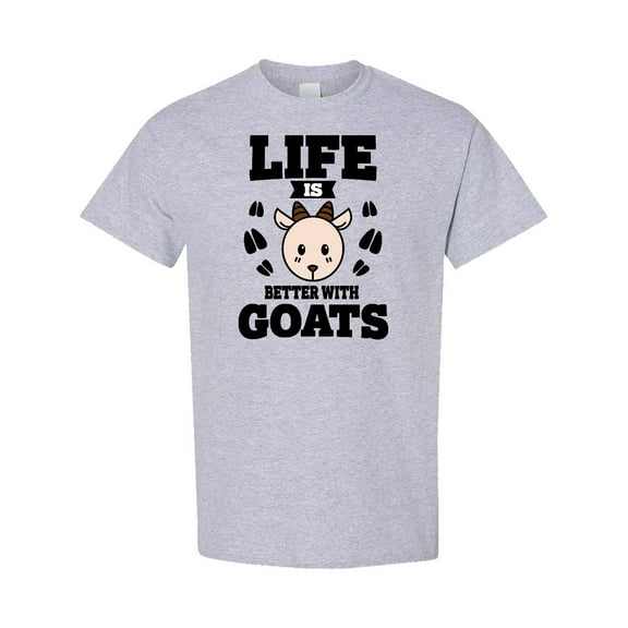Inktastic Life is Better with Goats T-Shirt
