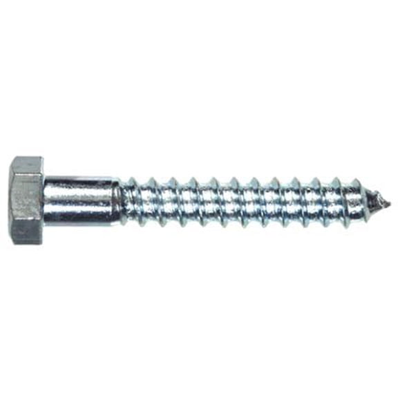 Hillman 230021 0.25 x 3 in. Zinc Plated Hex Lag Screw - Pack of 100
