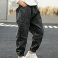 thumbnail image 2 of XinLfly Boys Pants Soft Denim Pants Stretch Waist Casual Wear School Pants Toddler Pants Boys, Sizes 3T-14, 2 of 3