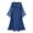 DT-Blue, variant on DailyTrove Women's Long Sleeve Oversized Maxi Dress, Casual Lounge & Cultural Event Wear, Soft Cotton Blend, Relaxed Fit, Plus Size Friendly