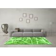 thumbnail image 3 of Ahgly Company Indoor Rectangle Abstract Green Modern Area Rugs, 3' x 5', 3 of 4