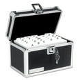 thumbnail image 2 of Vaultz VZ00229 - Storage box - for 4 in x 6 in - capacity: 350 sheets - black, white, 2 of 2