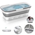 thumbnail image 1 of Folding Rectangular Mop Bucket Wash Mop Bucket Household With Pulley Flat Mop Basin Large Mop Bucket, 1 of 8