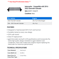 thumbnail image 2 of Intercooler - Compatible with 2016 - 2022 Chevy Colorado 2017 2018 2019 2020 2021, 2 of 2