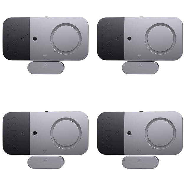 Matsuzay Alarma para ventana de puerta, sistema de protección de seguridad para el hogar de 120dB, Detector independiente de puerta Conjuntos de muebles de dormitorio 4 piezas
