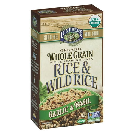 - Lundberg Family Farms Whole Grain Rice And Wild Rice - Pack of 6 - 6 Oz.