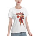 thumbnail image 2 of Women's Basic Short Sleeve T-Shirt Slam Dunk Rukawa Maple, 2 of 6