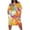 21-Yellow dresses for women, variant on UPPADA Summer Savings Summer Dresses for Women Plus Size Clearance Curvy Sundress Short Sleeve Printdress V-Neck Midi Dresses With Pockets Regency Dresses for Women