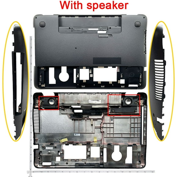 Nouvelle Housse d'Ordinateur Portable pour ASUS G551 G551JG G551JK G551JM G551JW G551JX G551V G551V GL551 GL551J Coque Inférieure/couverture de Disque Dur avec Haut-Parleur