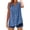 T2 Blue, variant on Women's Mexico Letter Print Top V Neck Short Sleeve Distressed Heart Graphic T Shirt Retro Athleisure Summer Trendy Tee