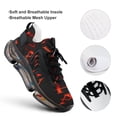thumbnail image 4 of Havana Cuba Walking Shoes for Men Woman Lightweight Tennis Fashion Elastic Sports Shoes Cushion Basketball Shoes, 4 of 7