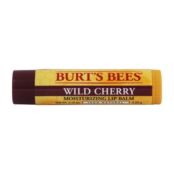 Bálsamo labial Burts Bees Wild Cherry, hidratante, unisex, 4,4 ml