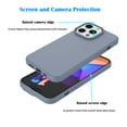 thumbnail image 3 of iPhone 13 Pro Max Case, Takfox iPhone 13,13 Pro,13 Pro Max Basic Case [Frosted] Shockproof Case Liquid Silicone Gel Rubber Soft TPU Anti-slip Bumper Thin Matte Slim Phone Case Covers,Gray, 3 of 6