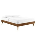 thumbnail image 2 of Modway Margo King MDF Wood and Rubberwood Platform Bed Frame in Walnut, 2 of 7