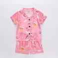 thumbnail image 2 of Bovxnpu Girls Sleepwear 2 Piece Loungewear Set Kids Graphic Loungewear Fall Loungewear Older Children Sleepwear Outfit Set, 2 of 4