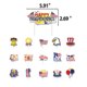 thumbnail image 4 of Decoraciones para fiestas temáticas del Día de la Independencia de EE. UU., globos con banderas, adornos para pasteles y decoraciones para el Día Nacional, 4 of 5