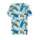 thumbnail image 5 of Puntoco 2024 Tops de verano para mujer, camisetas de verano para mujer, vacaciones, cuello en V, camisas de manga corta, casual, suelta, primavera, vintage, estampado floral, cómoda túnica, 5 of 5