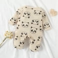 thumbnail image 3 of URMAGIC Newborn Baby Boys Girls Cotton Snug-Fit Footed Bodysuit Infant Toddlers One Piece Panda Pajamas Jumpsuit 0-18M, 3 of 7