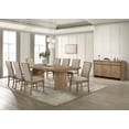 thumbnail image 2 of Adina 10-piece Extension Dining Set Distressed Light Brown, 2 of 18
