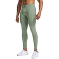 thumbnail image 2 of Leesechin Compression Pants for Men - Cycling Tights Leggings Running Quick Dry Sport Base Layer with Pockets Reflective Strips, 2 of 9