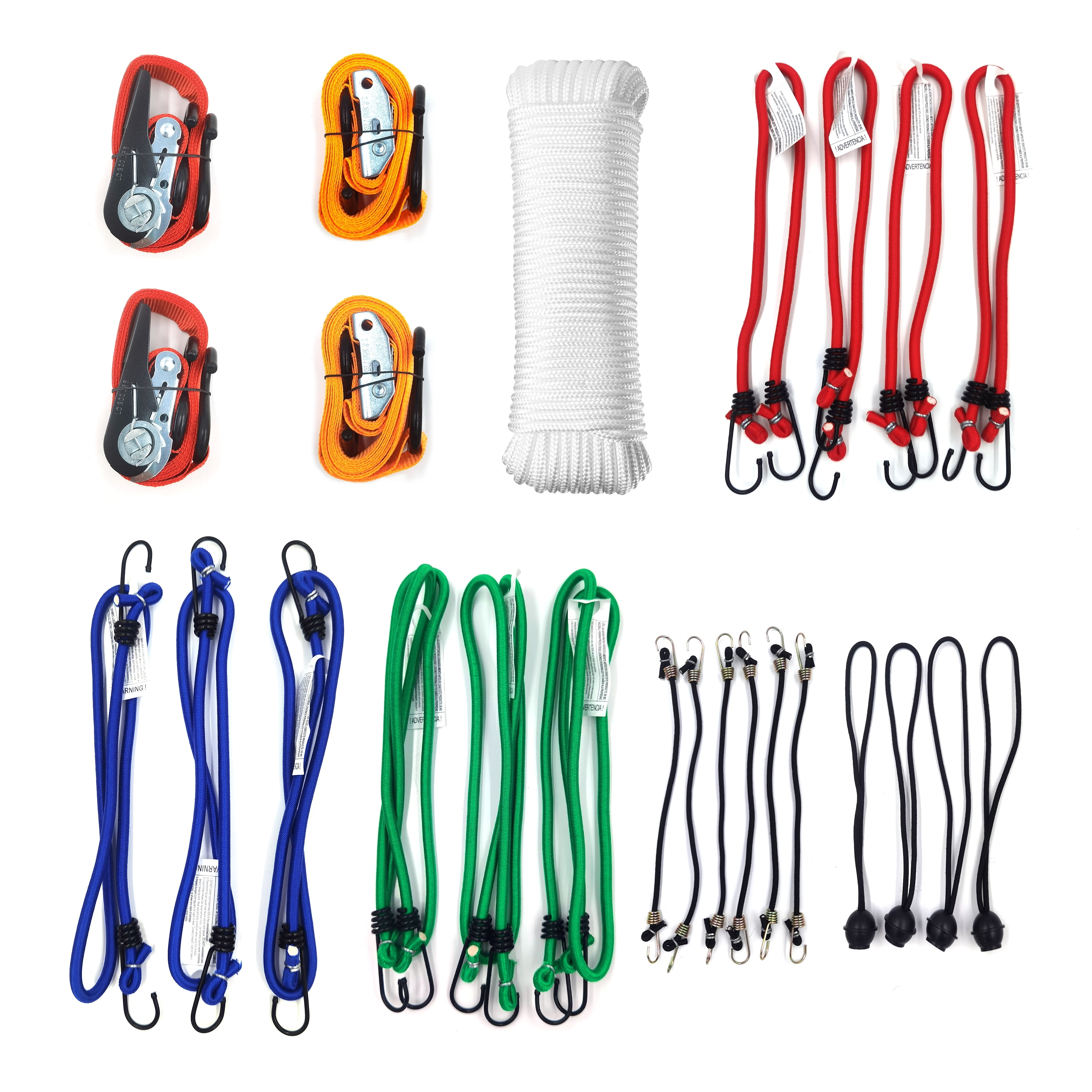 Hyper Tough 25 Pc Tie Down Kit