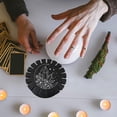 thumbnail image 6 of Moon Flower Crystal Pendulum Shelf Pendant Display Holder Stand Black Magic Boho Wooden Dowsing Divination Metaphysical Boards Witchy Stuff, 6 of 9