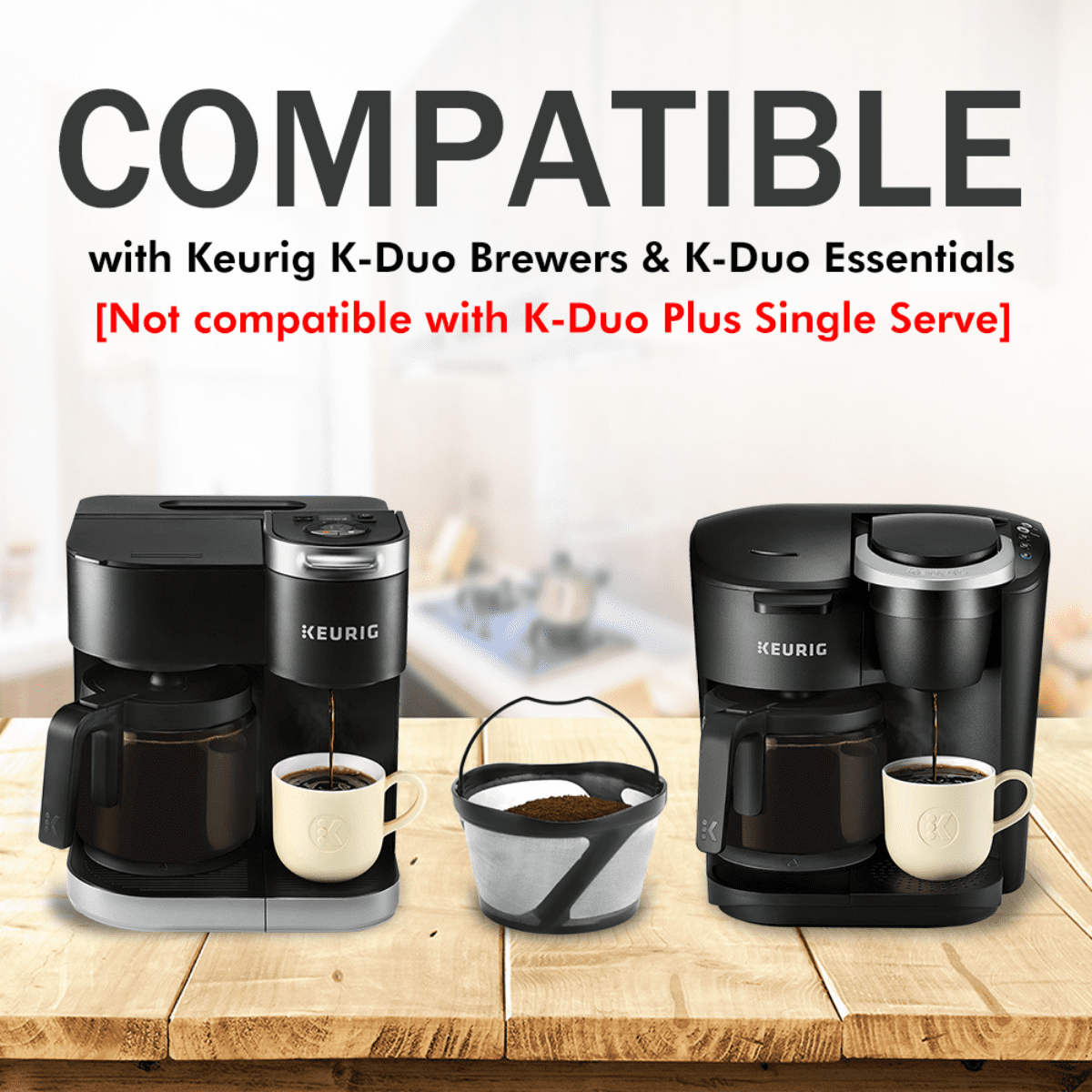 Duo Essentials Keurig Duo Basket Overflowing Reusable K Cups For