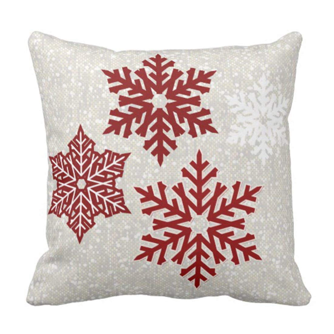 snowflake throw pillow covers