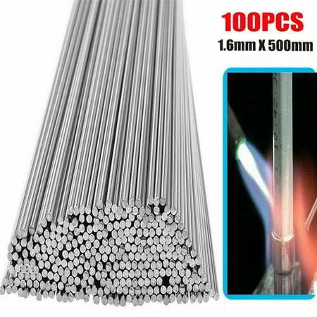 

100pcs Aluminum Solution Welding Flux-Cored Rods Wire Brazing Rod 1.6MM X 50CM