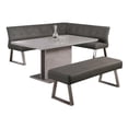 thumbnail image 6 of Home Square 3-Piece Set with Reversible Nook & Tufted Bench & Dining Table, 6 of 18