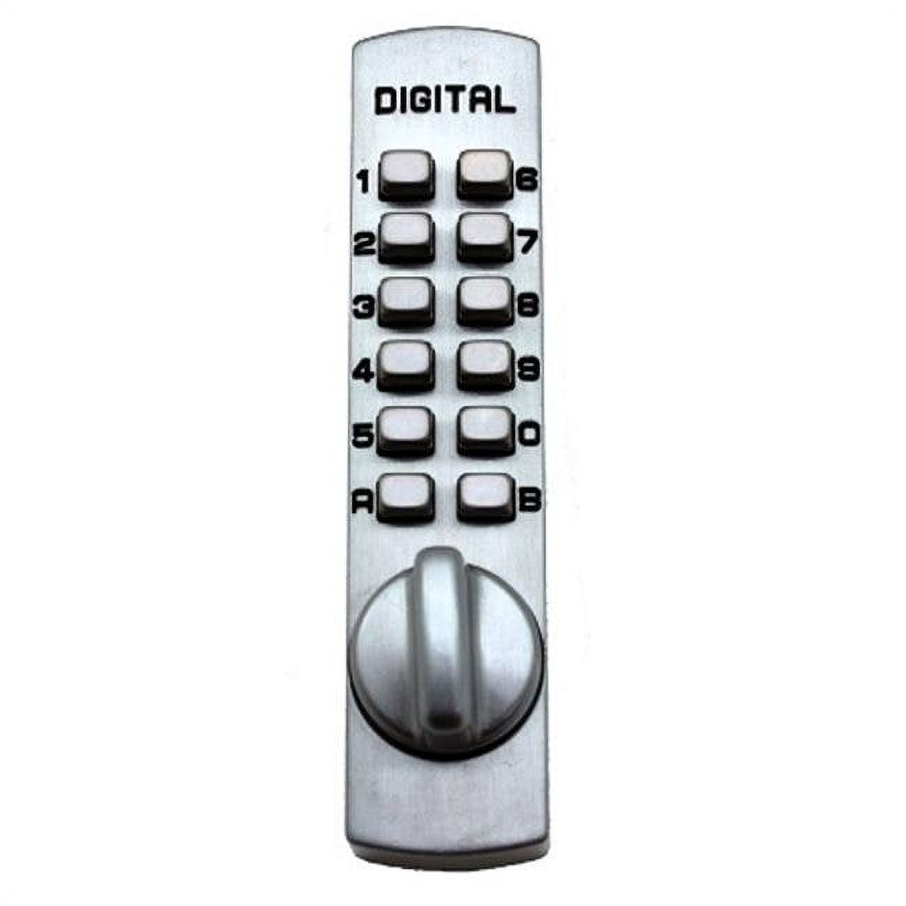 LockeyUSA C-120-JB Keyless Low-Profile Surface Mount Deadbolt for Childproofing, Jet Black