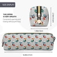 thumbnail image 3 of Fotbe Skiing penguin Estuche para Lápices de Cuero con Estampado, Estuche con Cremallera Resistente, Organizador Compacto y Elegante para Papelería, 3 of 7