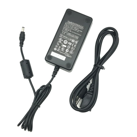 Pre-Owned Genuine EdacPower 12V 5A AC/DC Adapter EA10521C-120 Power Supply 60W w/Cord