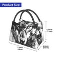 thumbnail image 2 of Fotbe Majestic Wolf Landscape Bolsa Térmica Portátil con Estampado, Bolsa de Entrega de Alimentos Aislada, Bolsa Reutilizable de Gran Capacidad para Comidas y Supermercado, 2 of 6