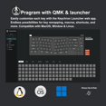 thumbnail image 3 of Teclado mecánico Keychron Q8 con cable, 65 %, diseño Alice, azul, 3 of 7