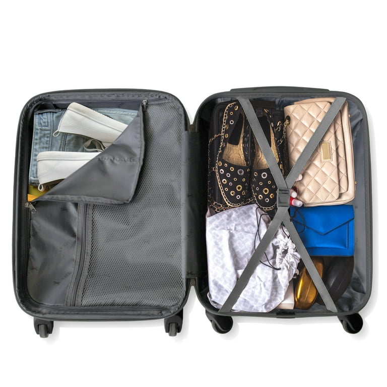 AMKA Gem 2-Piece Luggage Set, 20-Inch Suitcase and 12-Inch AMKA Gem 2-Piece Luggage Set, 20-Inch Suitcase and 12-Inch