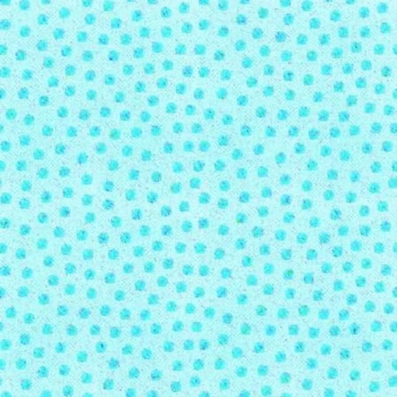 Bazooples Tossed Dots Blue Cotton Fabric
