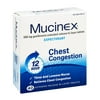 (6 pack) (6 Pack) Mucinex 12 Hour Chest Congestion Expectorant Relief Tablets, 40 Count, Thins & Loosens Mucus (6 Pack) Mucinex 12 Hour Chest Congestion Expectorant Relief Tablets, 40 Count, Thins & Loosens Mu