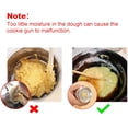 thumbnail image 3 of Juego de pistolas para hacer galletas de acero inoxidable con 20 discos y 4 puntas, 3 of 5