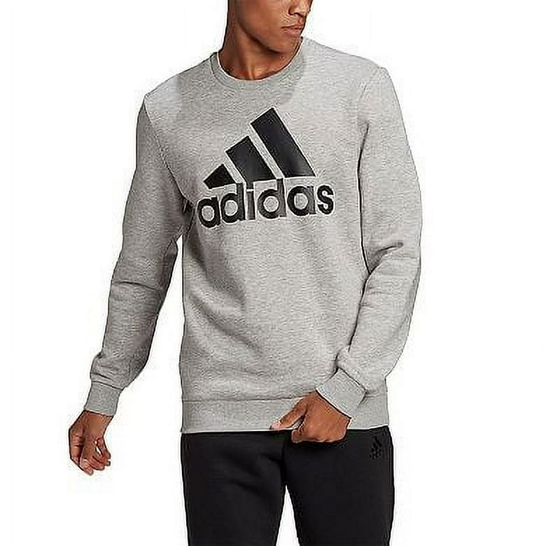Adidas Men's Essentials Soft Fleece Big Logo Crewneck
