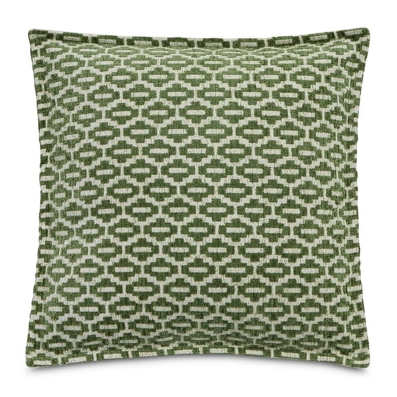 Eden Zimmer 17" Chenille Accent Pillow - Seagrass Green in Set of 2