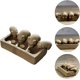 thumbnail image 4 of Bandeja de cerámica con forma de cerdo para decoración de ceremonias, accesorio para figuritas, bandeja para té, accesorios para jardineras para amantes de Zisha, adorable escultura de cerámica hecha, 4 of 5
