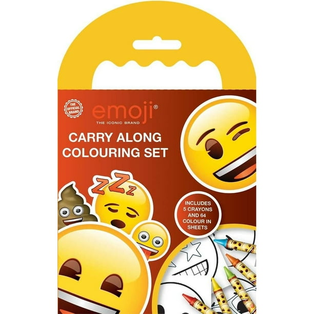 Emoji - Set para Colorear Carry Along (Amarillo, Naranja)