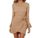 thumbnail image 1 of Vestido mini ajustado de manga larga para mujer Vestidos de otoño, Vestido mini elegante, regalo para mujer, 1 of 7