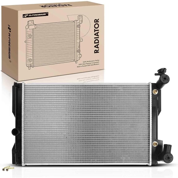 A-Premium Engine Coolant Radiator Assembly with Transmission Oil Cooler Compatible with Toyota Corolla 2009-2013, Matrix 2009-2013 & Pontiac Vibe 2009-2010, 2.4L, Automatic Transmission