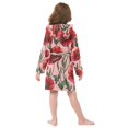thumbnail image 6 of BZSMCE Bathrobes Belt Hooded Floral Love Fest Creative Pattern, 6 of 8